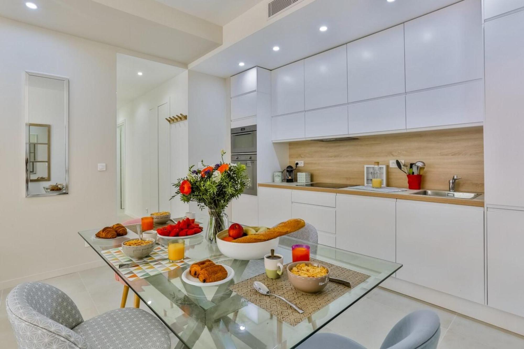 Апартаменты France 82 Tp -1 Min From The Sea - Terrace - Parking Ницца Экстерьер фото