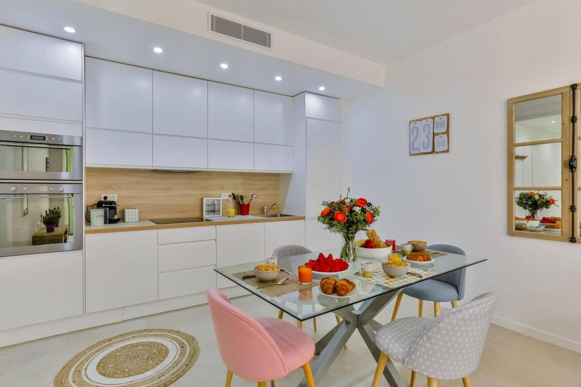 Апартаменты France 82 Tp -1 Min From The Sea - Terrace - Parking Ницца Экстерьер фото