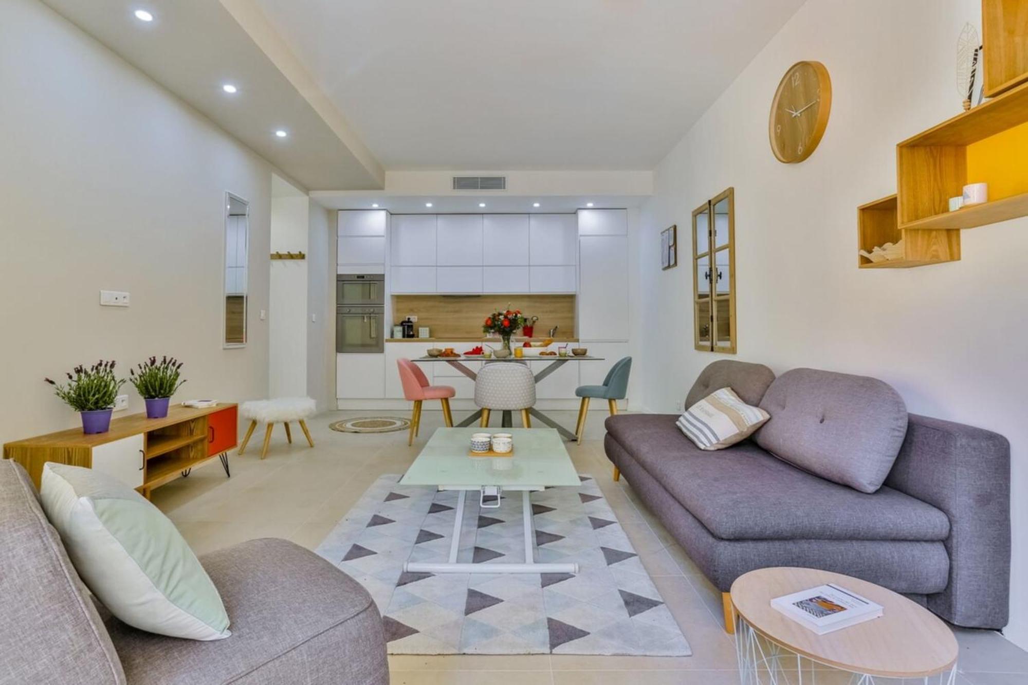 Апартаменты France 82 Tp -1 Min From The Sea - Terrace - Parking Ницца Экстерьер фото